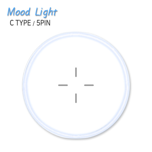 엑티몬 LED Mood Light 5V 무선 충전 패드 [MON-WCP11-100]